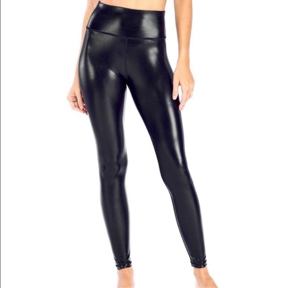 NWOT Electric Yoga Widow Coated Leggings - Picture 1 of 7